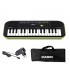 BUNDLE CASIO SA46 TASTIERA PORTATILE 32 TASTI + ALIMENTATORE + CUSTODIA ORIGINALE