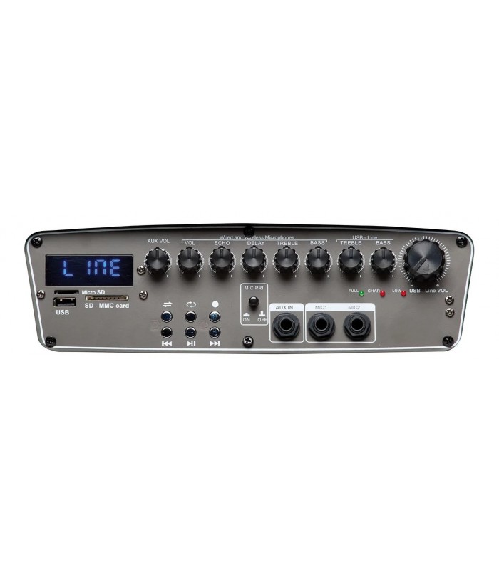 AUDIODESIGN M2 15 W/L CASSA PORTATILE A BATTERIA 15'' 750W USB MP3 BT