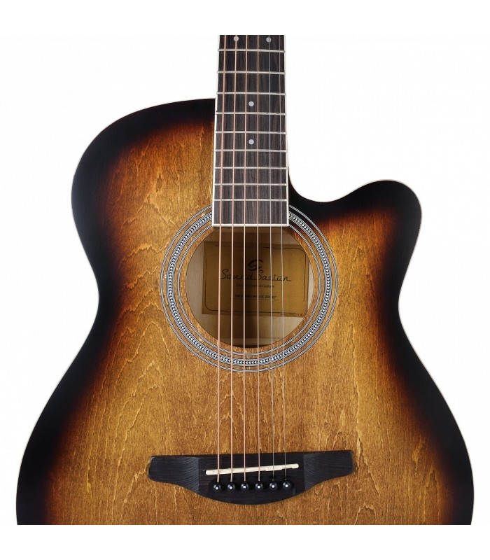 SOUNDSATION SAGUARO HW CE BW CHITARRA ACUSTICA ELETTRIFICATA