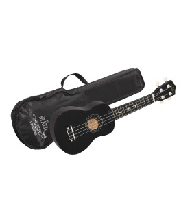 SOUNDSATION SUNNY 10 BK UKULELE SOPRANO NERO CON BORSA