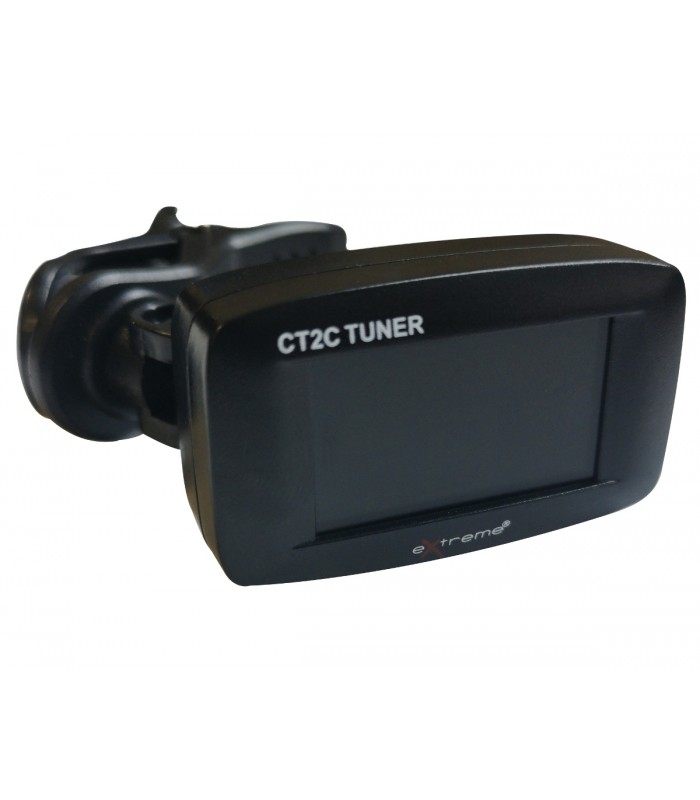 EXTREME EXTCT2C ACCORDATORE A CLIP CROMATICO PER CHITARRA E BASSO