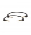 DIE HARD DHS600LU015 COPPIA CAVI AUDIO PROFESSIONALI 2x JACK MONO 6.3MM 15CM