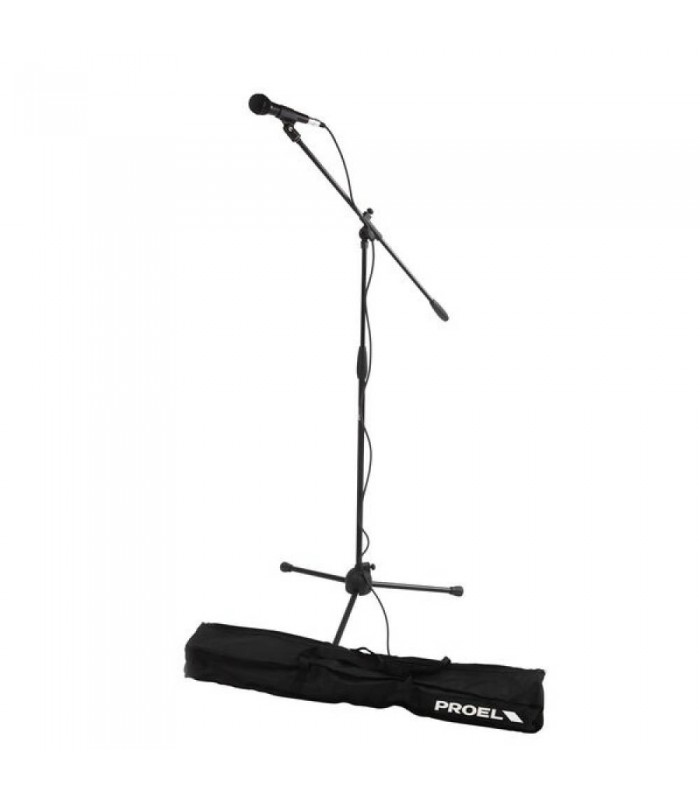 PROEL PSE3 KIT ASTA MICROFONICA + MICROFONO + CAVO + BORSA