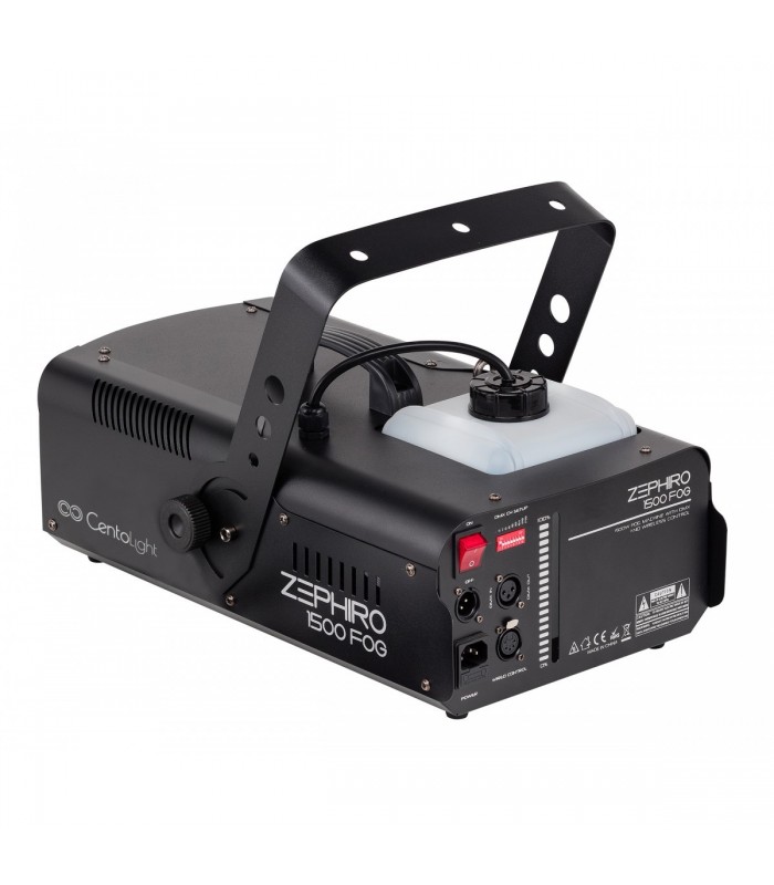 CENTOLIGHT ZEPHIRO 1500 FOG MACCHINA DEL FUMO 1500W DMX CON RADIOCOMANDO