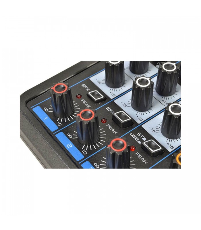 COBRA AUMX4 MIXER AUDIO 4 CANALI CON LETTORE USB BLUETOOTH + EFFETTO VOCE