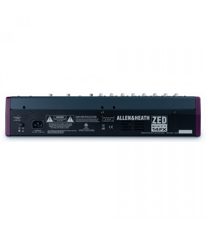 ALLEN & HEATH ZED60 14FX MIXER PASSIVO USB CON EFFETTI VOCE