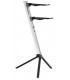 STAY MUSIC STANDS Stay 1100/2 - Slim Model - 290 Mm Curv - Silver