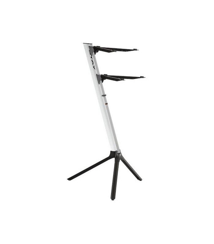 STAY MUSIC STANDS Stay 1100/2 - Slim Model - 290 Mm Curv - Silver
