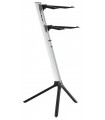 STAY MUSIC STANDS Stay 1100/2 - Slim Model - 290 Mm Curv - Silver