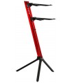 STAY MUSIC STANDS Stay 1100/2 - Slim Model - 290 Mm Curved - Red