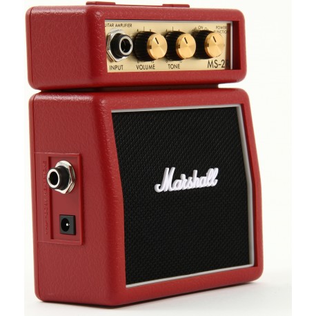 MARSHALL MS2R RED MINI AMPLIFICATORE PER CHITARRA