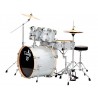 TAMBURO T5M22SLSK SILVER SPARKLE BATTERIA ACUSTICA CON HARDWARE E PIATTI