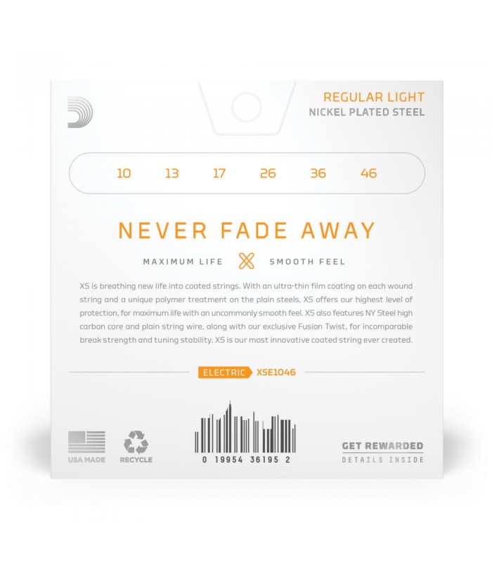 D'ADDARIO XSE1046 CORDE PER CHITARRA ELETTRICA 10-46