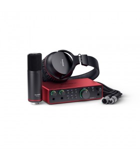 FOCUSRITE SCARLETT 2I2 STUDIO 4TH gen PACK SCHEDA AUDIO USB 2 IN / 2 OUT + MICROFONO + CUFFIA