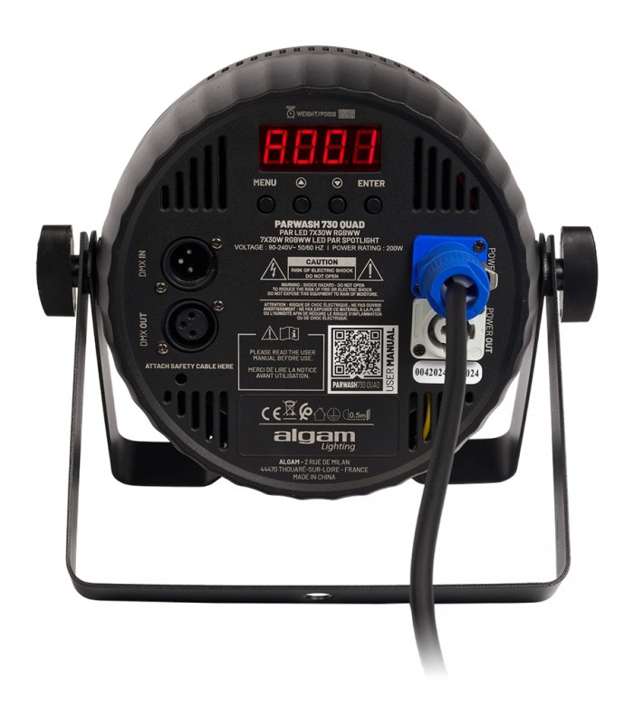 Algam Lighting PARWASH730-QUAD LED 7x30W RGBWW