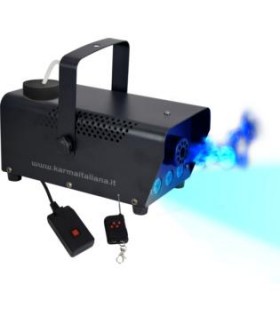 KARMA DJ 702L MACCHINA DEL FUMO 700 WATT CON RADIOCOMANDO + LED BLU