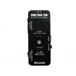 MOOER MICRO DI DIRECT LINE DI BOX PER CHITARRA E BASSO