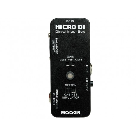 MOOER MICRO DI DIRECT LINE DI BOX PER CHITARRA E BASSO
