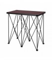 TAVOLINO PER DJ RICHIUDIBILE 50x100 BLACK ALTEZZA 90 cm