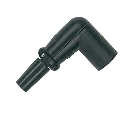 PROEL XLR3MCR BK SPINA VOLANTE XLR 3 POLI ANGOLARE A 90° CON MANICOTTO