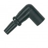 PROEL XLR3MRCBK NERO SPINA VOLANTE XLR 3 POLI ANGOLARE A 90 CON MANICOTTO