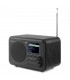 Audizio Milan DAB+ Radio BT FM Batt Black