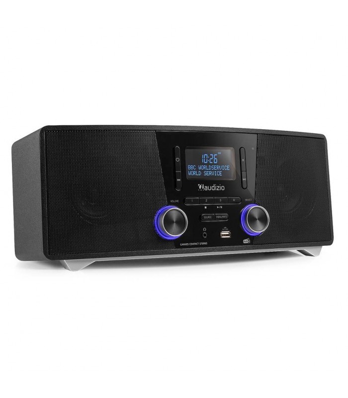 Audizio Cannes Compact Stereo DAB,CD,BT blk