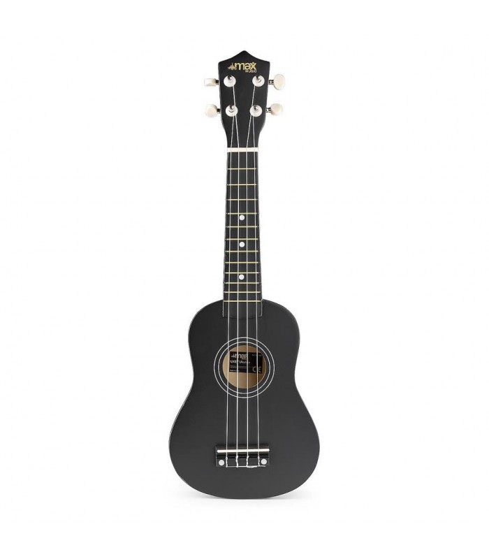 MAXMusic UKEY Ukulele Sopraan 21 Black