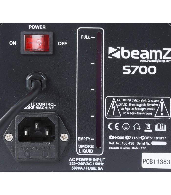 beamZ S700 Smokemachine incl 500ml fluid