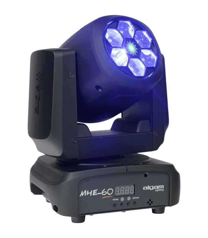 Algam Lighting MHE60 WASH Testa Mobile 60W + Laser