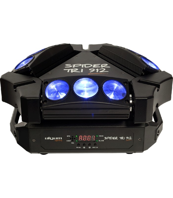 Algam Lighting SPIDER-TRI-912 Mini Barre Motorizzate Beam 9x12W