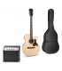 MAXMusic ShowKit Elect. Accoust.Guit.Pck Nat.wd