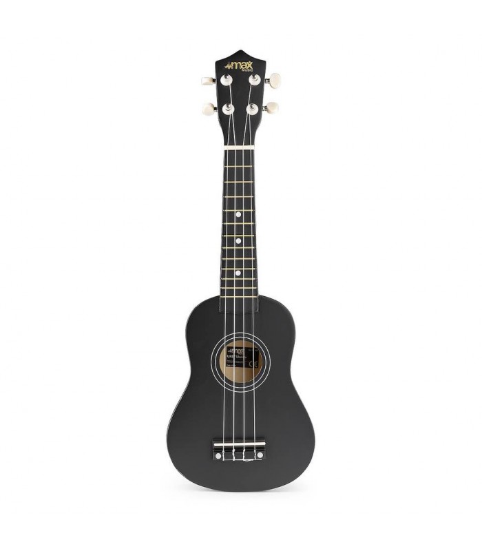 MAXMusic UKEY Ukulele Sopraan 21 Black