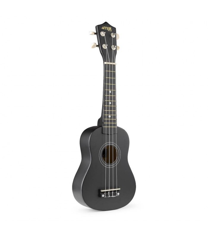 MAXMusic UKEY Ukulele Sopraan 21 Black