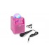 Vonyx SBS50P BT Karaoke Sp Mic LED PINK