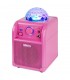 Vonyx SBS50P BT Karaoke Sp Mic LED PINK