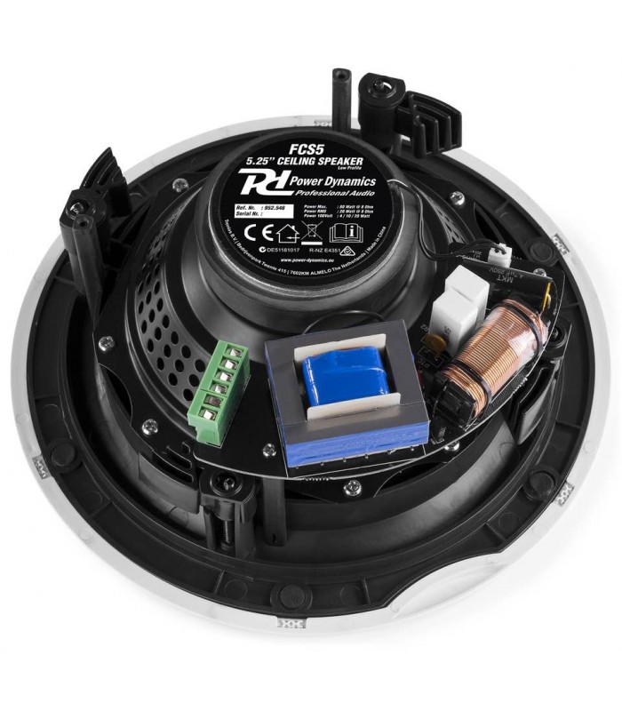 Power Dynamics FCS5 LowProfile CeilingSp.100V 5,25