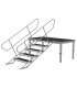Power Dynamics 750AH Stage Adjust.Stairs Rail Left