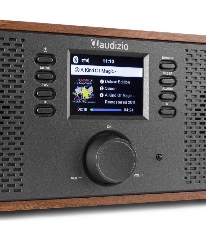 Audizio Rimini Internet Radio WiFi BT Wood