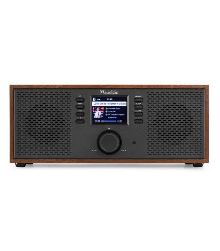 Audizio Rimini Internet Radio WiFi BT Wood
