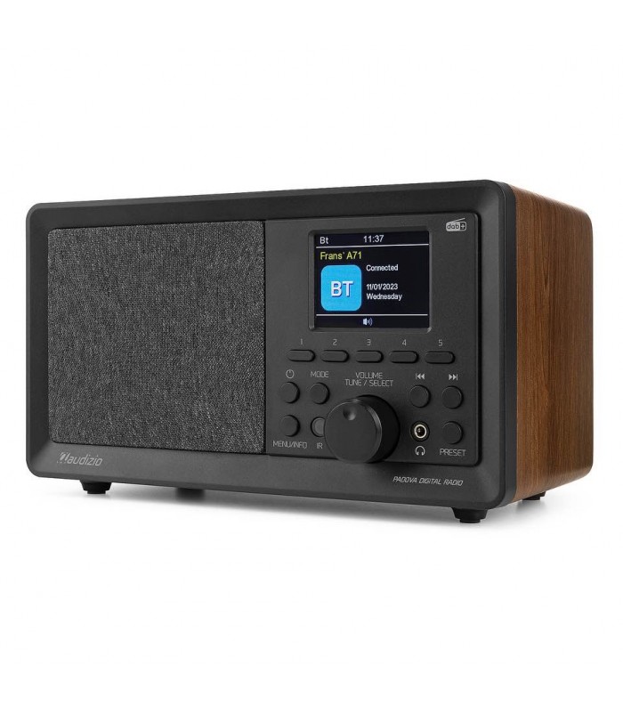 Audizio Padova DAB+Radio BT IRC Wood