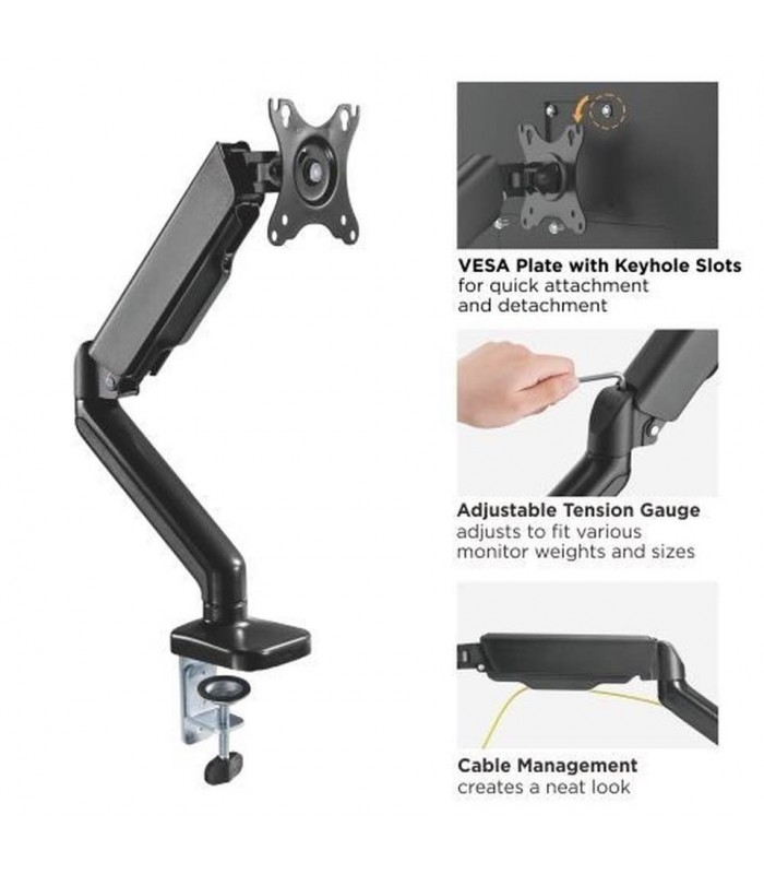 Audizio MAD10G Single Monitor Arm 17-32