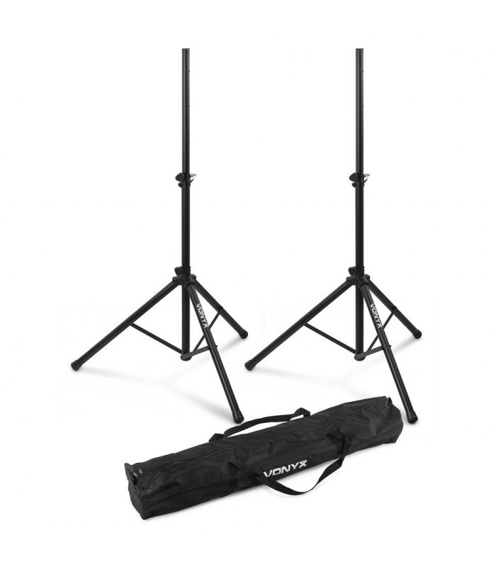 Vonyx LS01K Kit 2xSpeak.Stand,Bag1.8m30kg