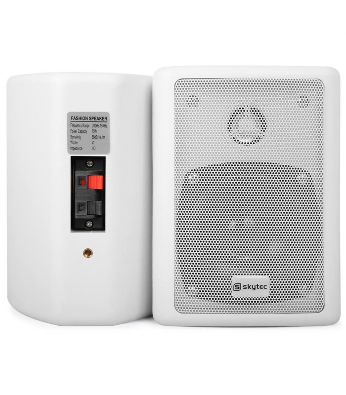 Power Dynamics ODS40W Speaker Set 4 75W White