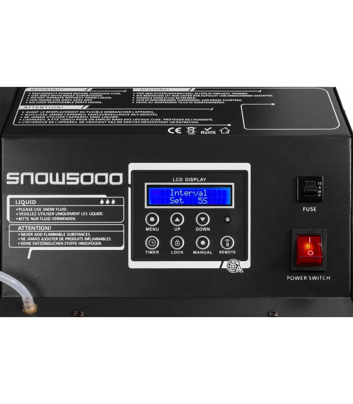 beamZPro SNOW5000 Snowmachine+10m hose Fc