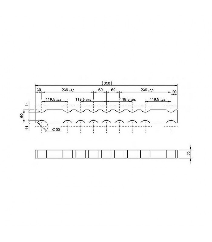 beamZPro Transport Middle Stack 290 set 4pcs