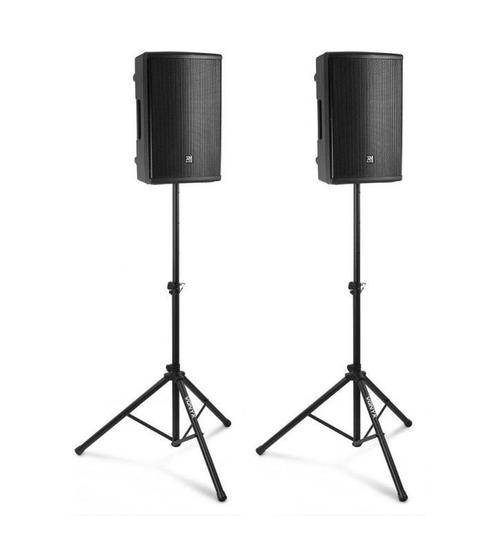 Vonyx LS01K Kit 2xSpeak.Stand,Bag1.8m30kg