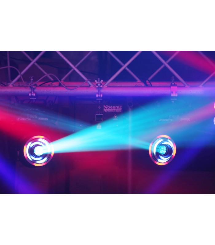 BeamZ Illusion II Testa Mobile 3 anelli LED 30W Spot