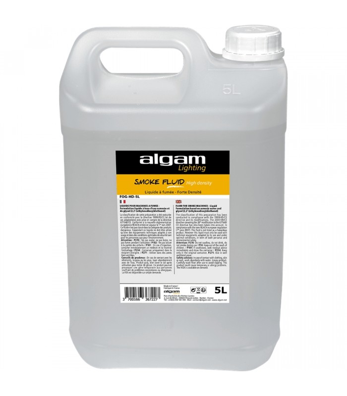 Algam Lighting FOG-HD-5L Liquido Fumo Alta Densità 5L