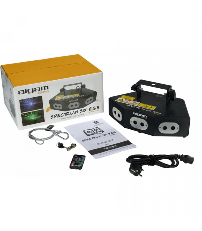 Algam Lighting SPECTRUM SIX RGB Laser 6 in 1